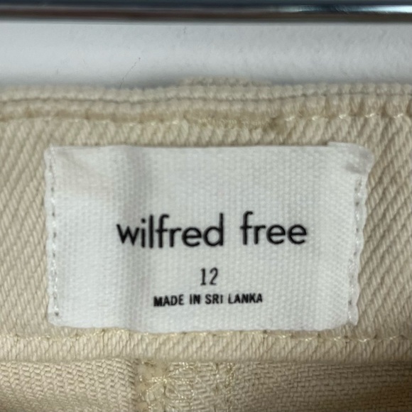 NWT Wilfred |  Free The Melin Pant High-Waisted Twill Pants Size 12 Short - Picture 7 of 10